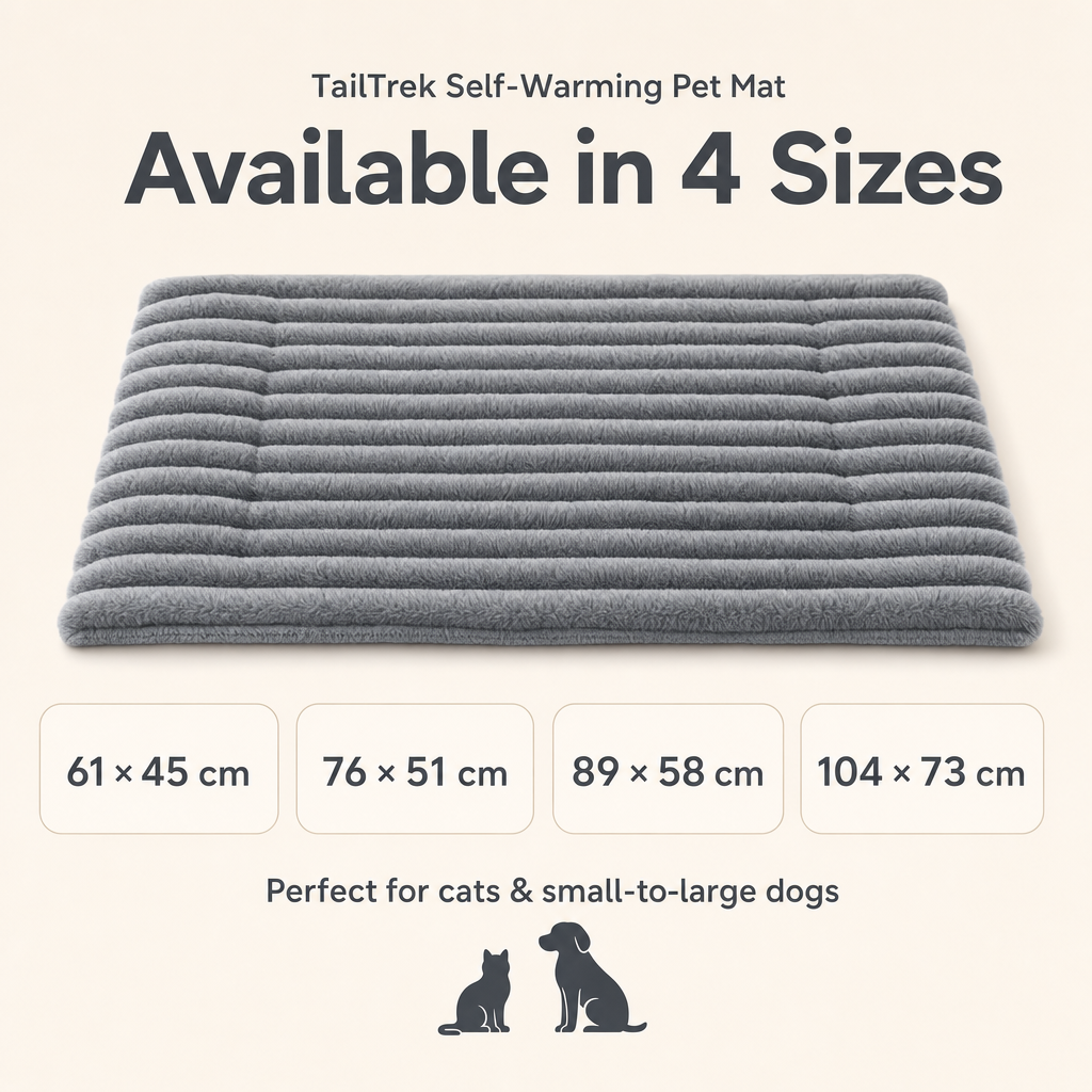 Self-Warming Fluffy Pet Mat